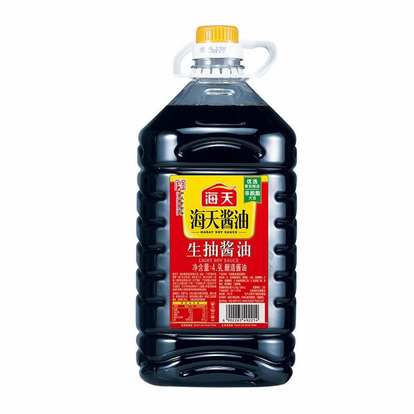 海天生抽酱油49L大桶装凉拌炒菜餐饮商用大豆酿造四 海天生抽酱油4.9L*1桶高清大图