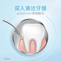 高露洁细毛护深度洁净龈炭牙刷单支装家庭装8支