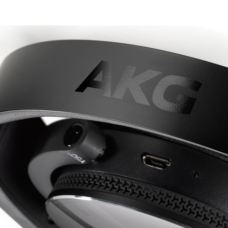爱科技(AKG) Y50BT 头戴式蓝牙无线耳机 立体声重低音HIFI发烧便携耳麦 黑色