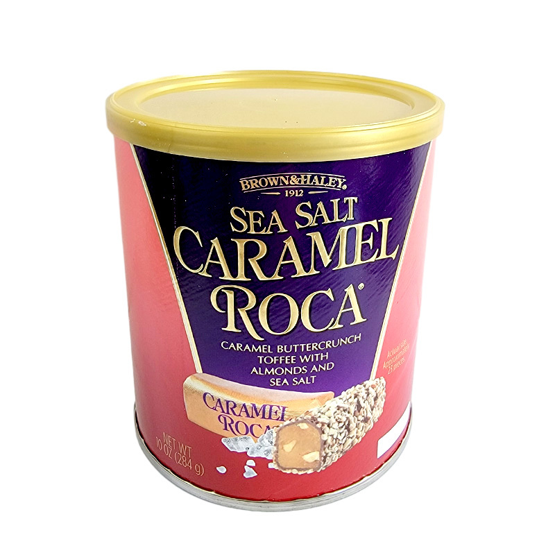 美国进口Almond Roca乐家腰果巧克力味海盐焦糖黑巧克力糖284g罐装多口味礼盒零食