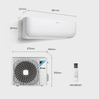 大金(DAIKIN) 大1匹空调二级变频蓝牙智控冷暖家用挂机FTXB226VCLW