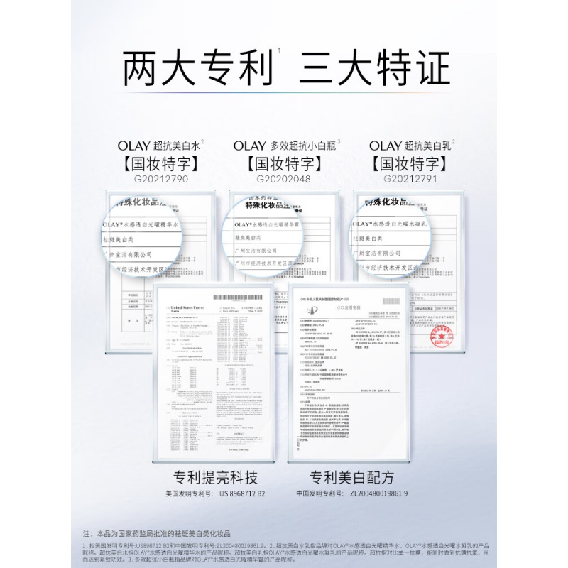 玉兰油(OLAY)超抗小白瓶精华液美白水乳9件套抗糖抗氧肤品礼盒生日礼物高清大图