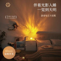水波纹小夜灯卧室床头气氛围感情调情趣台灯浪漫装饰房间网红6182