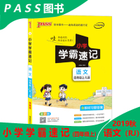 【正版2019秋】学霸速记 四年级语文上册全彩版 2019秋小学学霸速记 四年级语文上册 人教版 同步教材 内容实用