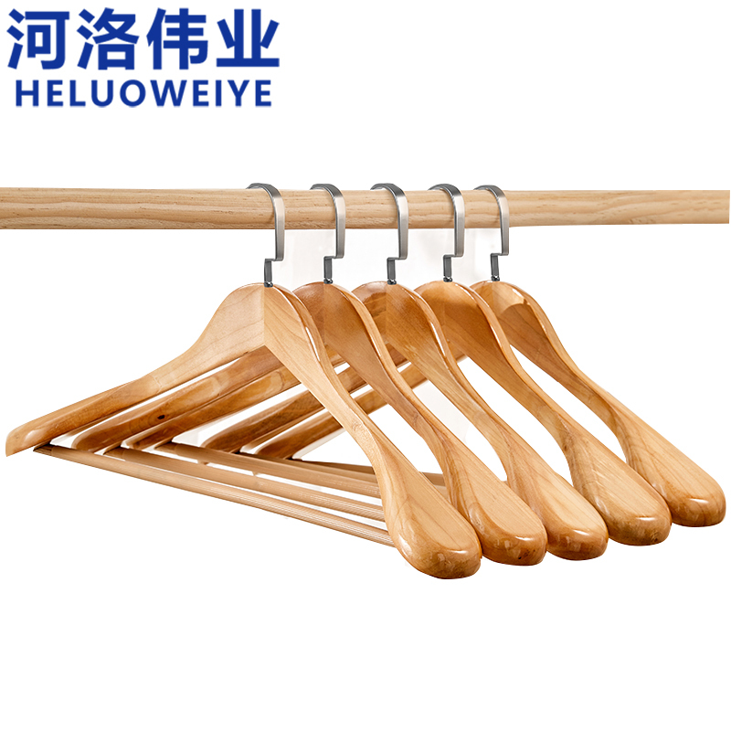 河洛伟业实木衣架40cm组
