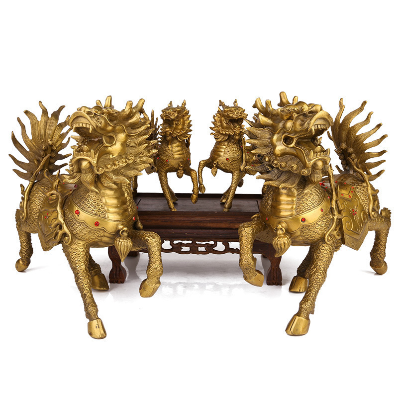 美帮汇铜摆件大号一对铜火寓意家居工艺品高清大图