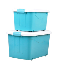 禧天龙citylong 60L+31L收纳箱收纳篮帝梵红