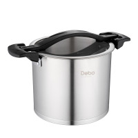德铂(Debo)瓦尔特汤锅304不锈钢煲汤深锅24cm DEP-654 单个装