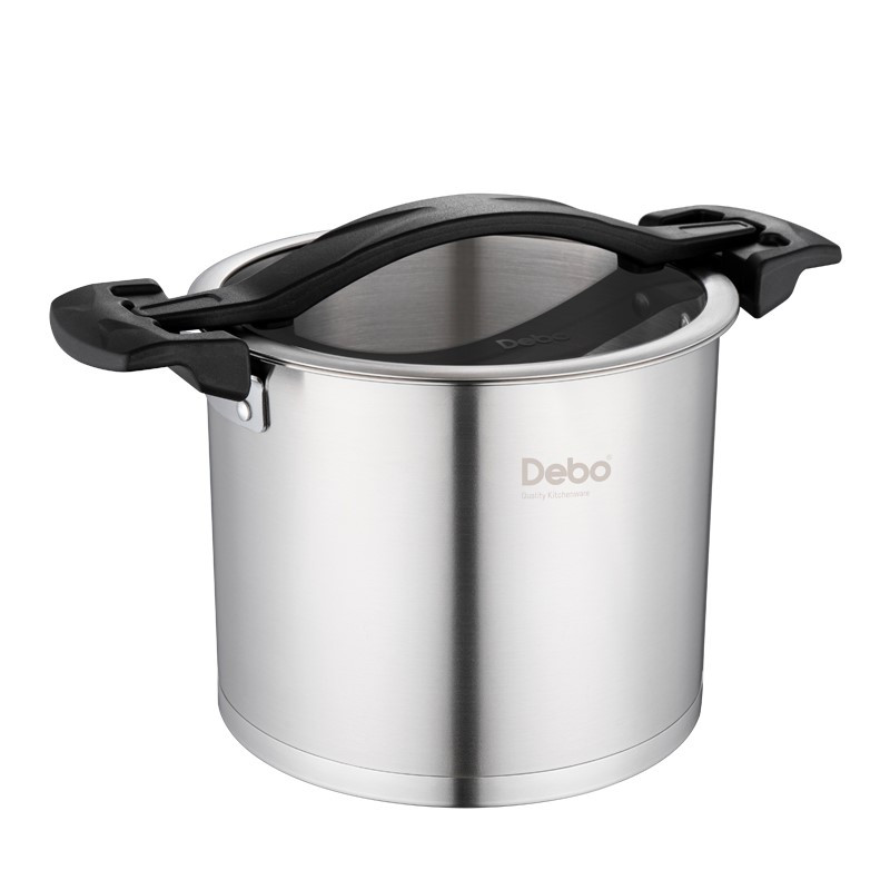 德铂(Debo)瓦尔特汤锅304不锈钢煲汤深锅24cm DEP-654 单个装