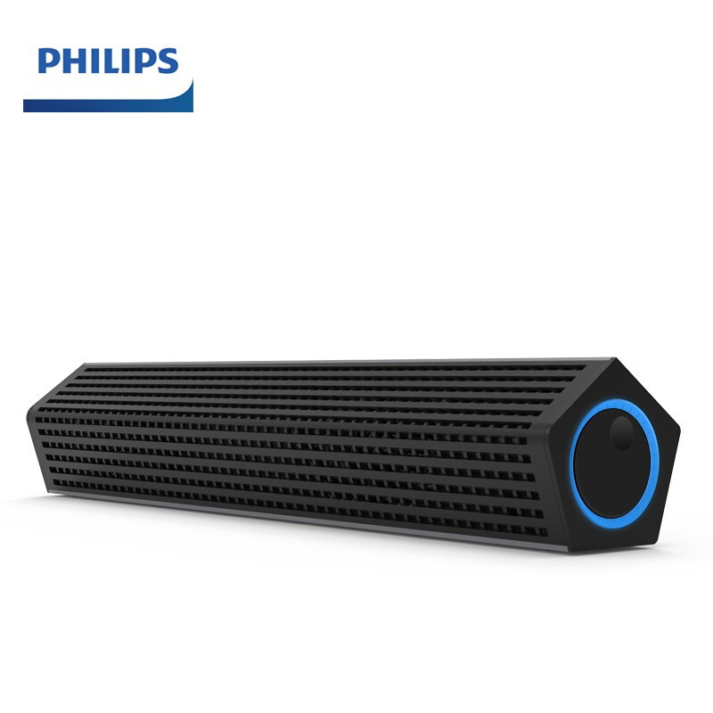 飞利浦(PHILIPS)SPA510 电脑音响音箱家用桌面台式机低音炮长条双喇叭笔记本迷你小钢炮