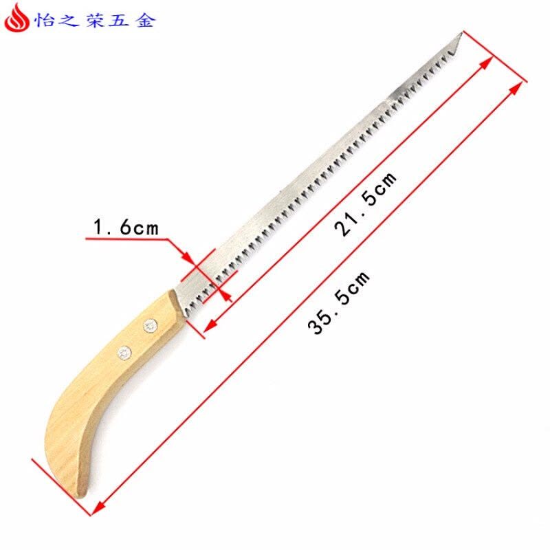 手锯手板锯木工锯园林多功能锯子伐木锯工具手工锯锯子 果树 折叠 迷你墙板锯木手柄【不可折叠】图片