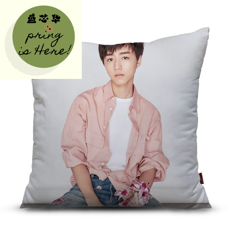 新款tfboys王俊凯抱枕被子两用来图定制双面照片定做沙靠垫学生diy