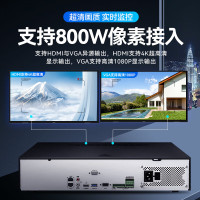 海康威视 16路 R系列高性能8盘位录像机+6T硬盘 高清安防监控主机