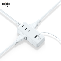 aigo爱国者插座 带线usb适配器 电源转换器 拖线板接线板 F0320白色
