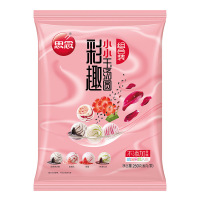 思念 彩趣小小玉汤圆 四合一组合装(红)260g (经典黑芝麻、草莓、玫瑰花、抹茶红豆)速冻汤圆 冷冻食品 元宵节