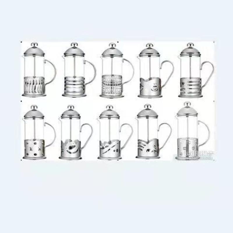 法压壶咖啡壶手冲滤压壶玻璃冲茶器打奶泡按压泡茶咖啡过滤杯器 350ml基础款