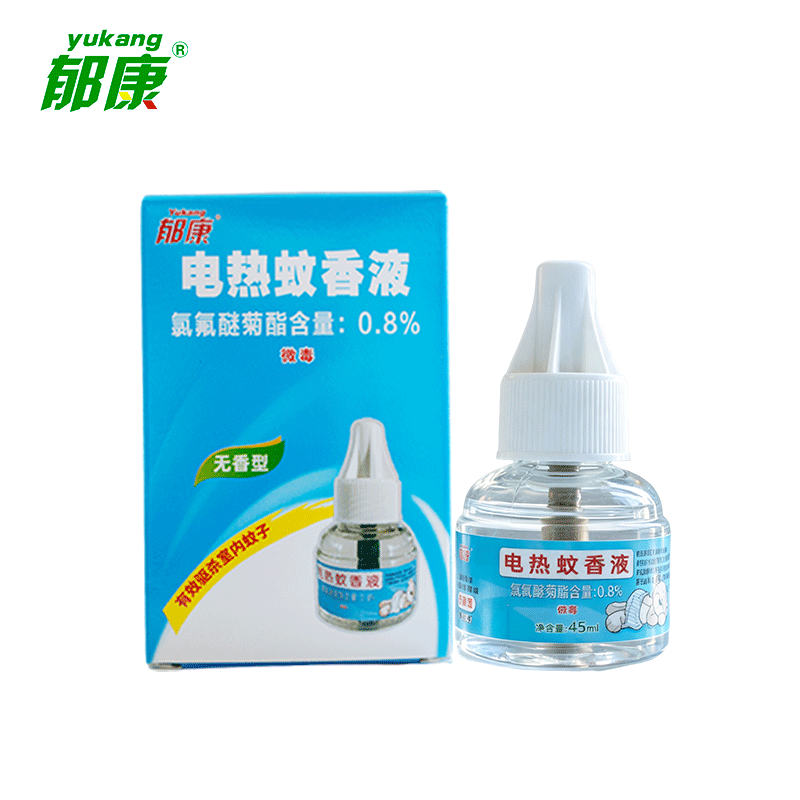 郁康 电蚊香液 45ml×3瓶 盒高清大图