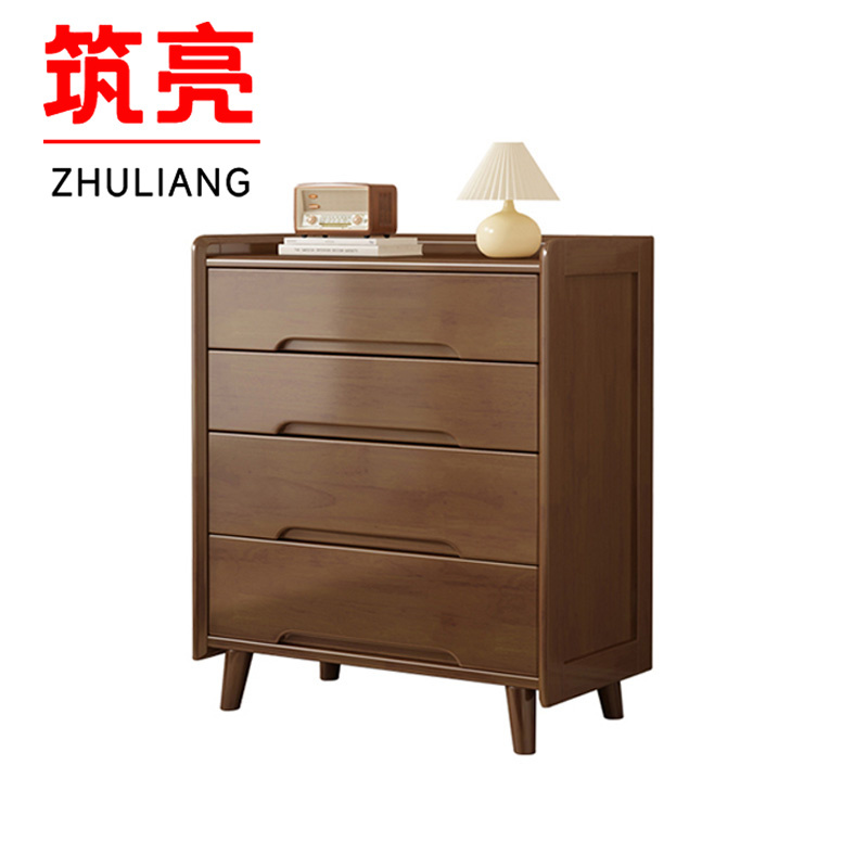 筑亮 实木置物柜 80*40*96.6cm 个高清大图