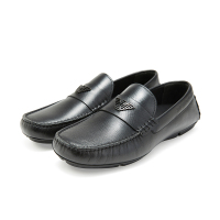 EMPORIO ARMANI 阿玛尼 男士徽标印花牛皮皮鞋