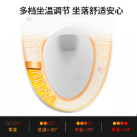 浪鲸卫浴ssww全自动翻盖智能马桶一体式机喷射式即热式自动调温马桶除臭烘干清洗多功能家用节水电坐便器ICO506