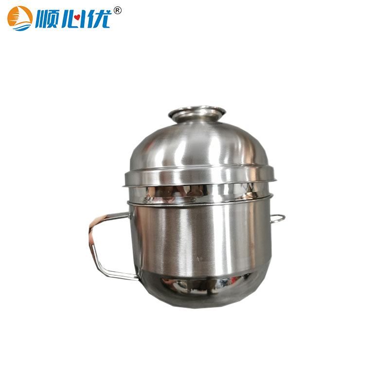 顺心优 304不锈钢加厚饭盒 快餐杯 1400ml/个高清大图