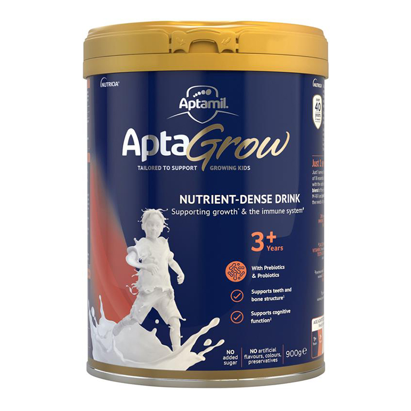 新效期保税发-爱他美(aptamil)儿童3岁+成长营养配方奶粉900g/罐装 进口特殊配方奶粉 偏食挑食成长奶粉
