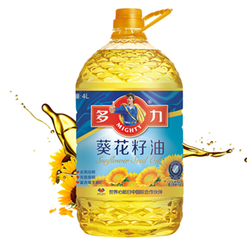 多力葵花籽油4l含维生素e食用油