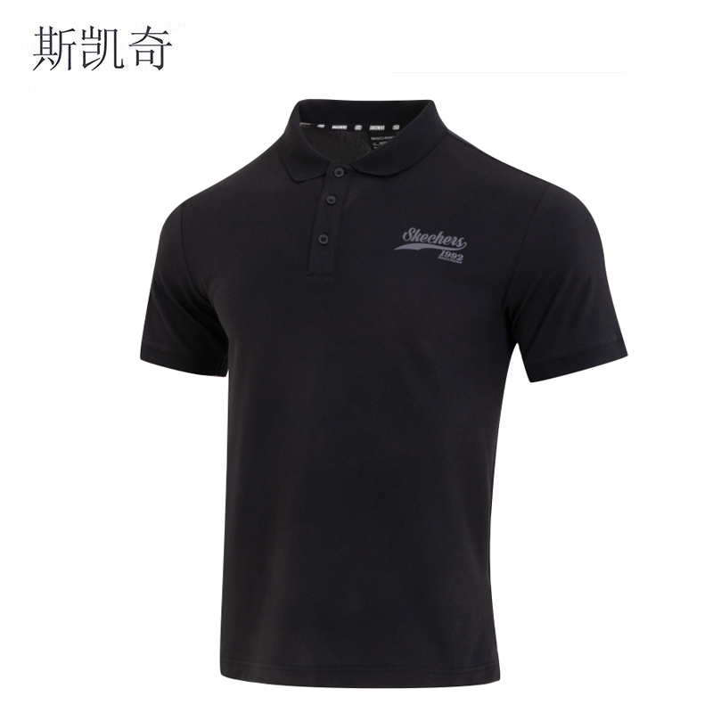 斯凯奇 夏季短袖情侣装 225070-0018 件高清大图