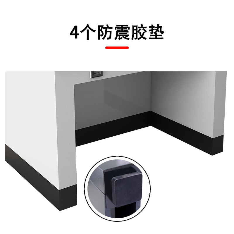 尔迈 实验室天平台三级防震台十万级实验台 全钢单人天平台 900*600*800mm高清大图