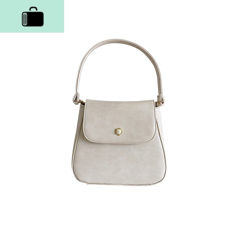 2020夏季新上复古小众vintage手提包 时尚百搭单肩斜挎气质包包女NEW LAKE女斜挎包图片