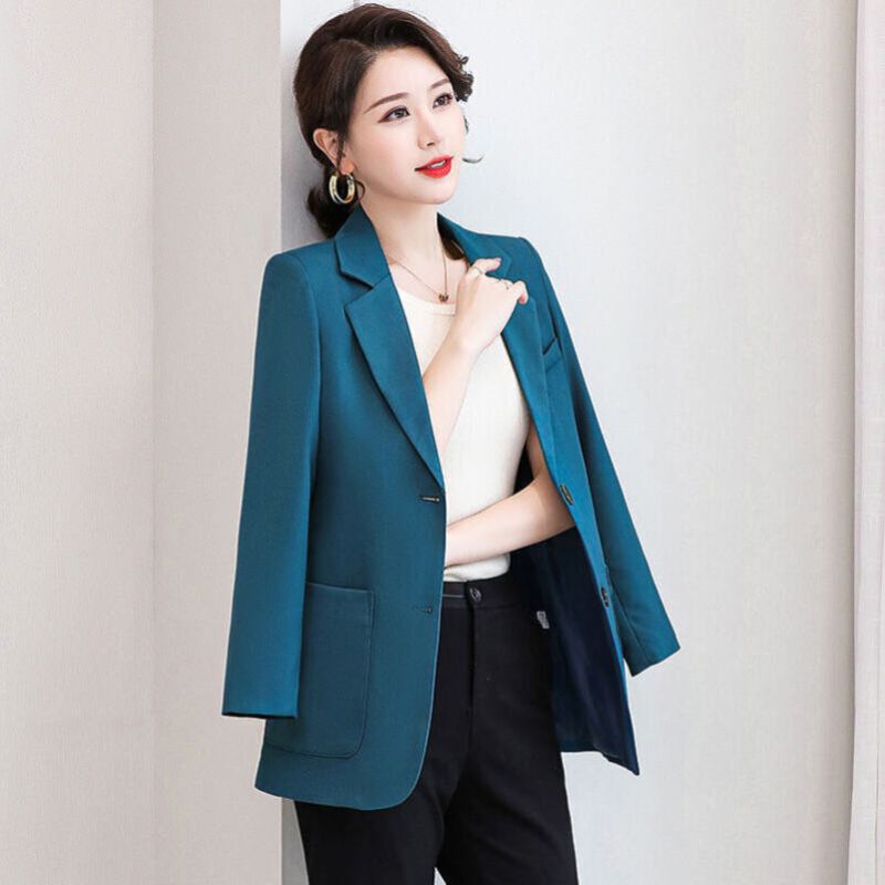 斯尔丽感小西装外套女新款韩版宽松休闲气质西服女上衣春秋