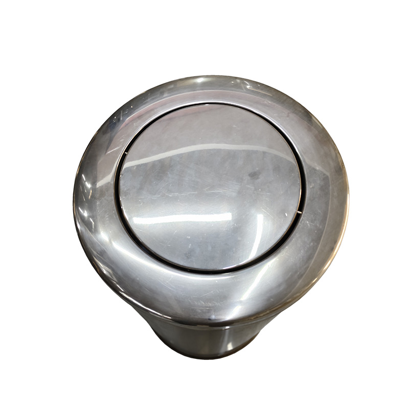 炯毅 垃圾桶垃圾篓厨房办公区纸篓 不锈钢垃圾桶 83cm*48cm 个高清大图