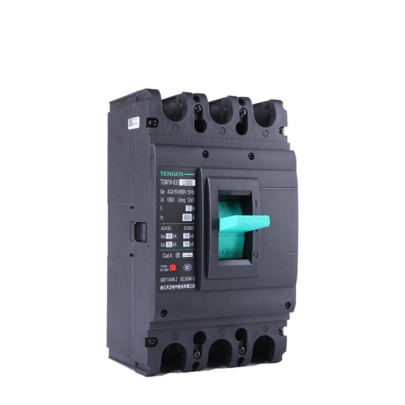 天正电气 TGM1N-630L 50KA 热磁式 500A 3P 手动固定式380V 330021700184塑壳断路器
