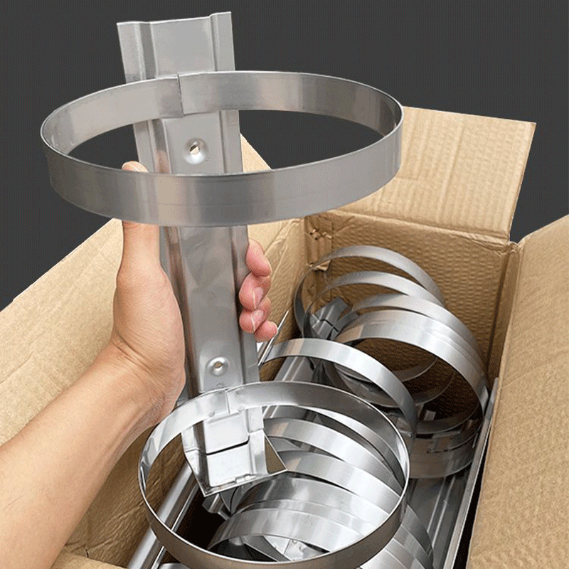 鑫睿辉 不锈钢灭火器固定架 4kg 个高清大图