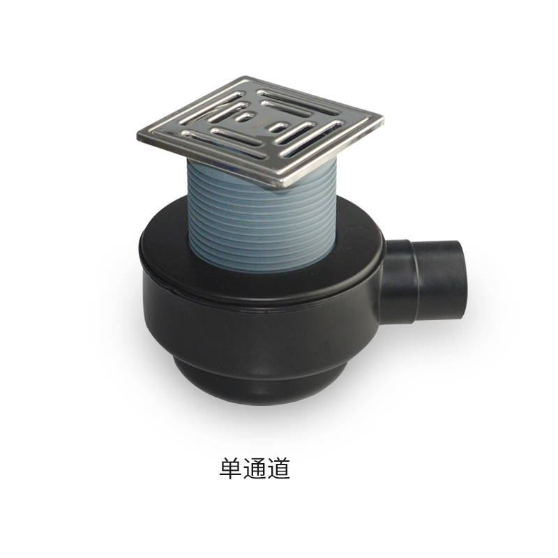 吉博力geberit防臭水母地漏卫生间浴室阳台横排水侧排水单通道双通道