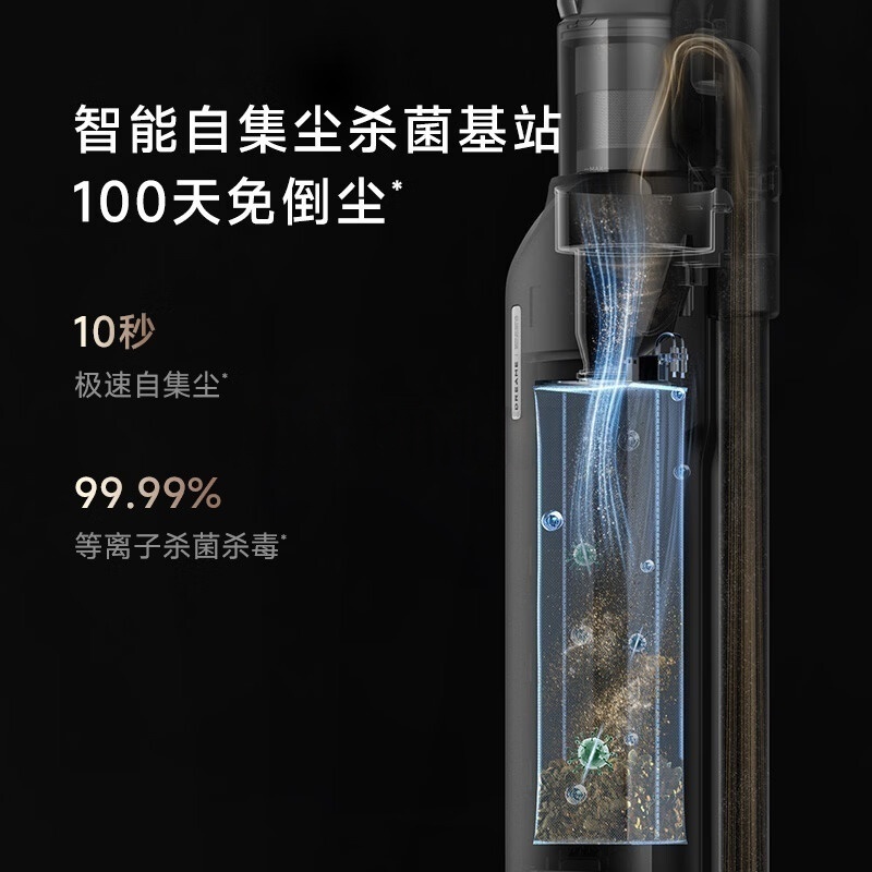 追觅[春晚合作]自集尘吸尘器Z40 Station AI智能灰尘感应 310AW大吸力 100天不动手 无线手持高清大图