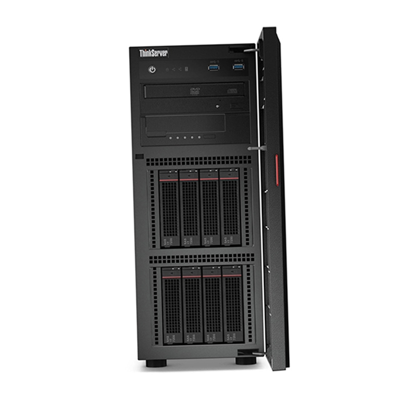联想(Lenovo)ThinkServerTS560塔式服务器主机(E3-1220v6 8G 2*2T DVD 300W)高清大图