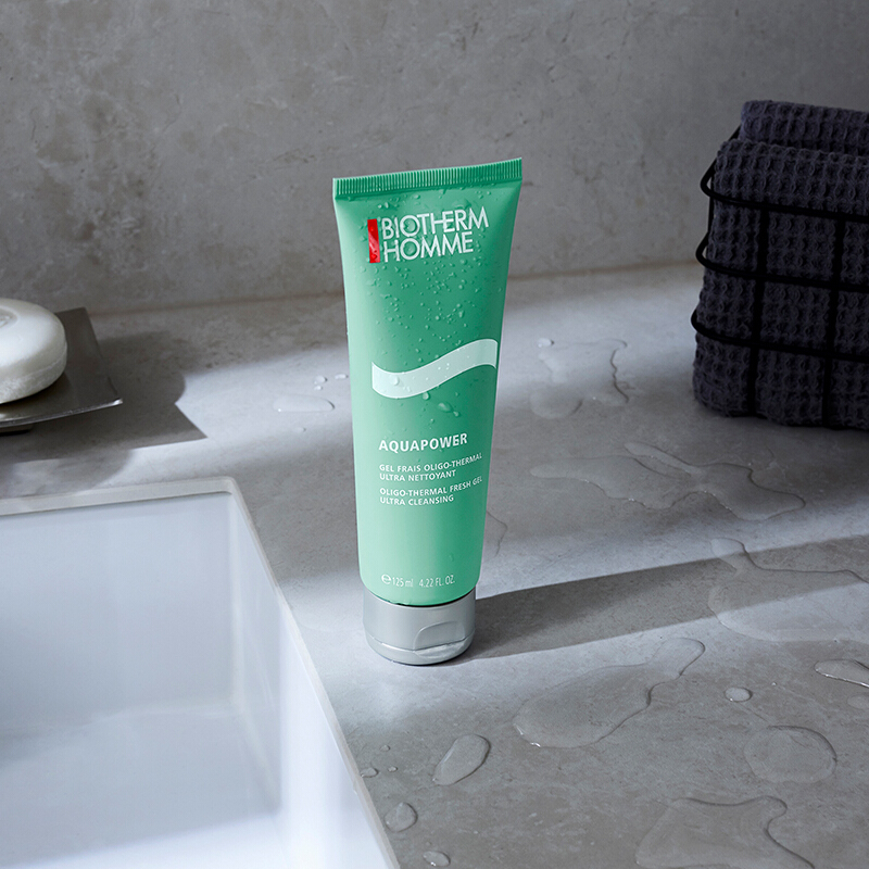 [保税直发]BIOTHERM 碧欧泉 男士专用洗面奶 水动力洁面乳 补水保湿清爽 深层清洁 125ml