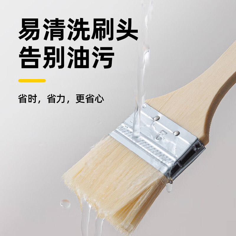 天琪锐 长柄羊毛刷4寸 5把装