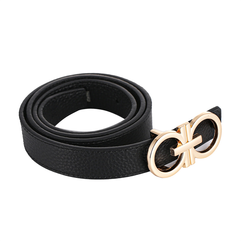 喜来登SHERIDAN女士板扣内穿头层牛皮皮带高清大图