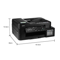 brother兄弟DCP-T710W终身不换墨盒彩色喷墨多功能A4打印机复印一体机扫描连供无线WiFi办公小型商用家用照片输稿器