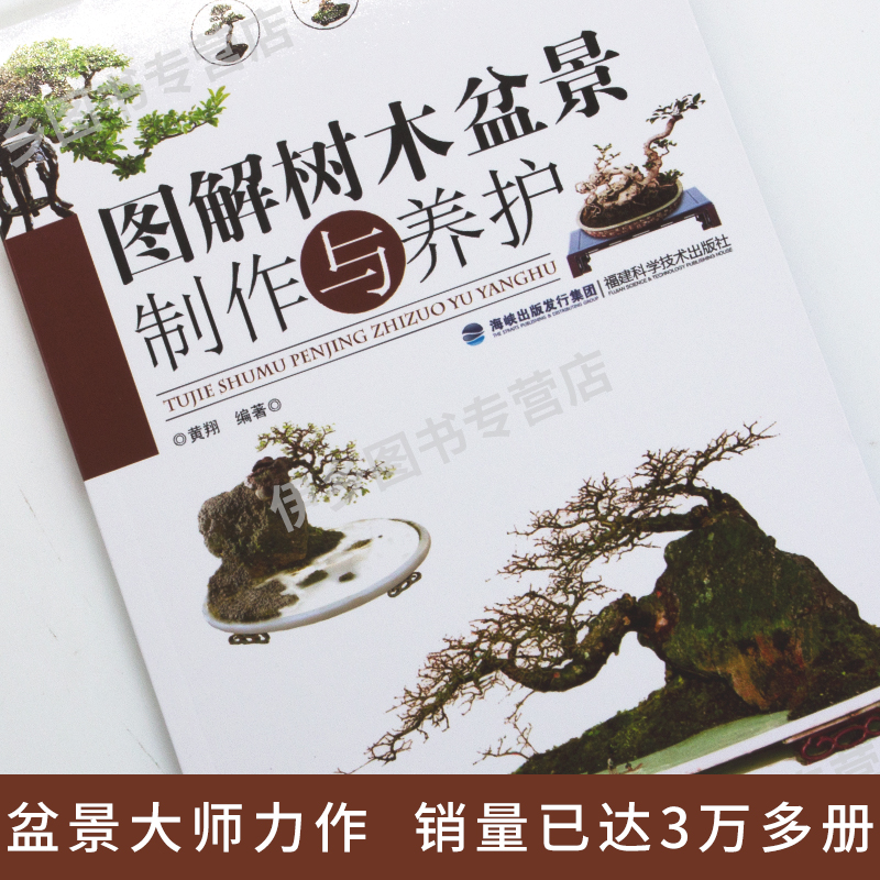 [醉染正版]图解树木盆景制作与养护 养花书籍树木盆景盆栽制作教程书盆景书盆景造型制作书籍家庭园艺种花书家庭休闲种植养高清大图