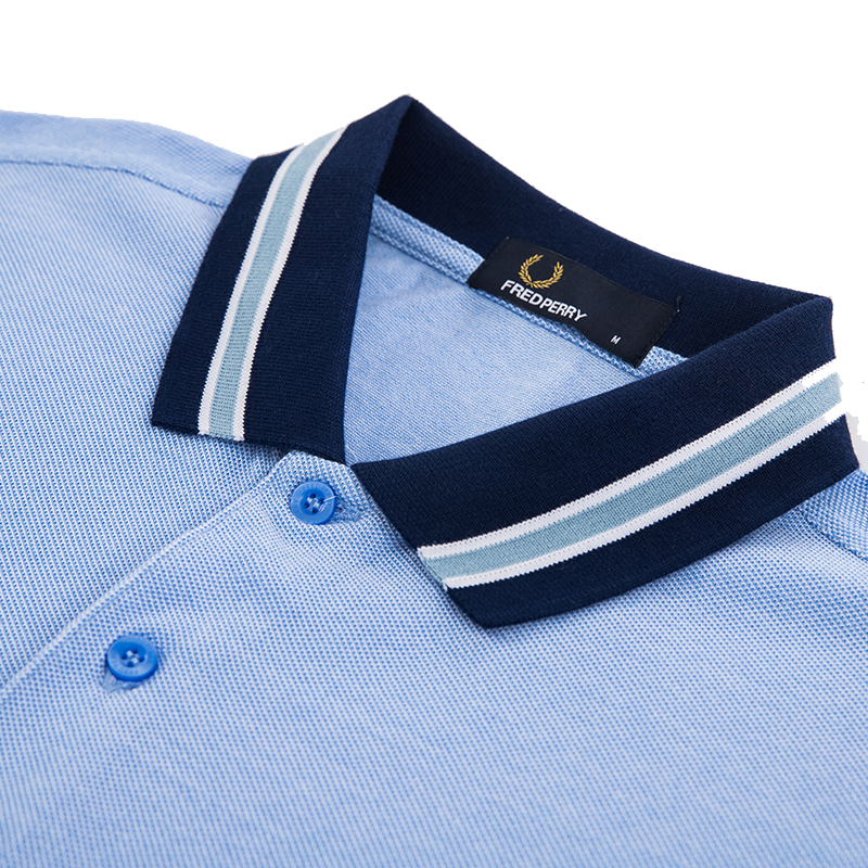 Fred Perry 新款男装纯色 POLO衫英伦小翻领纯棉短袖 T恤 M3503
