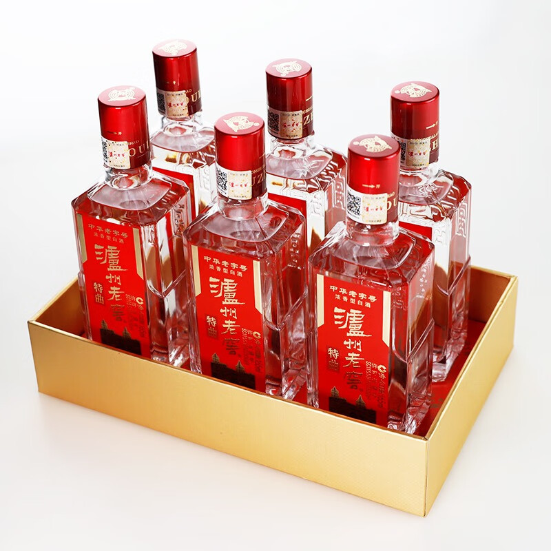 泸州老窖 特曲老字号 38度 165ml*4瓶 浓香型白酒 低度酒 2970