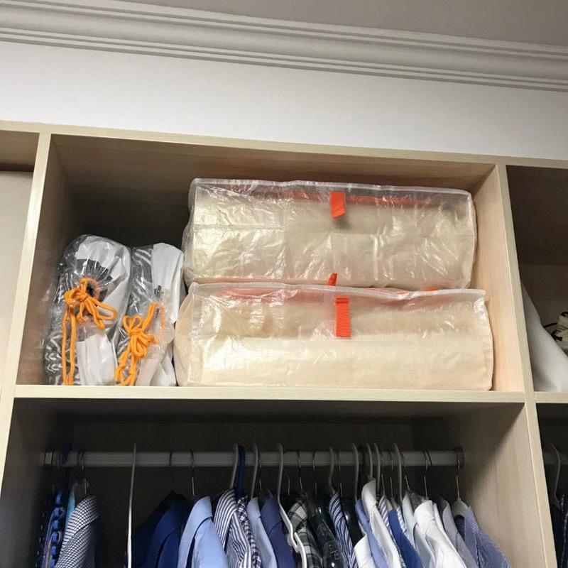 ikea宜家派克拉储物袋衣服防尘袋搬家编织收纳袋被套收纳袋ikea宜家