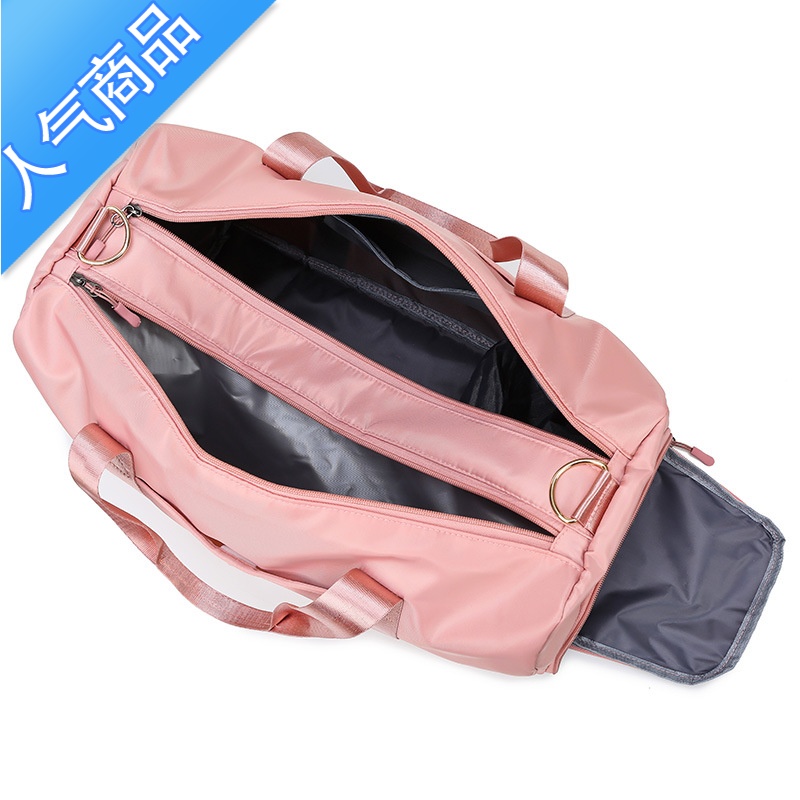 FENGHOU健身包定制男女干湿分离旅行训练游泳瑜伽轻便手提帆布网红运动包旅行包男女高清大图