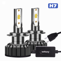 菁普华 三色汽车LED大灯前照灯远近一体 个 A6-H7(三色)一只