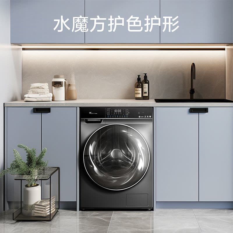小天鹅滚筒洗衣机全自动洗烘一体10公斤TD100NM16图片
