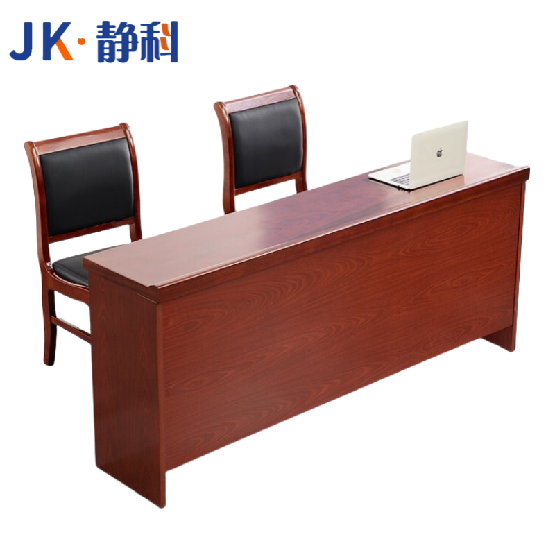 静科长条桌1800*400*760mm+椅子2把套高清大图