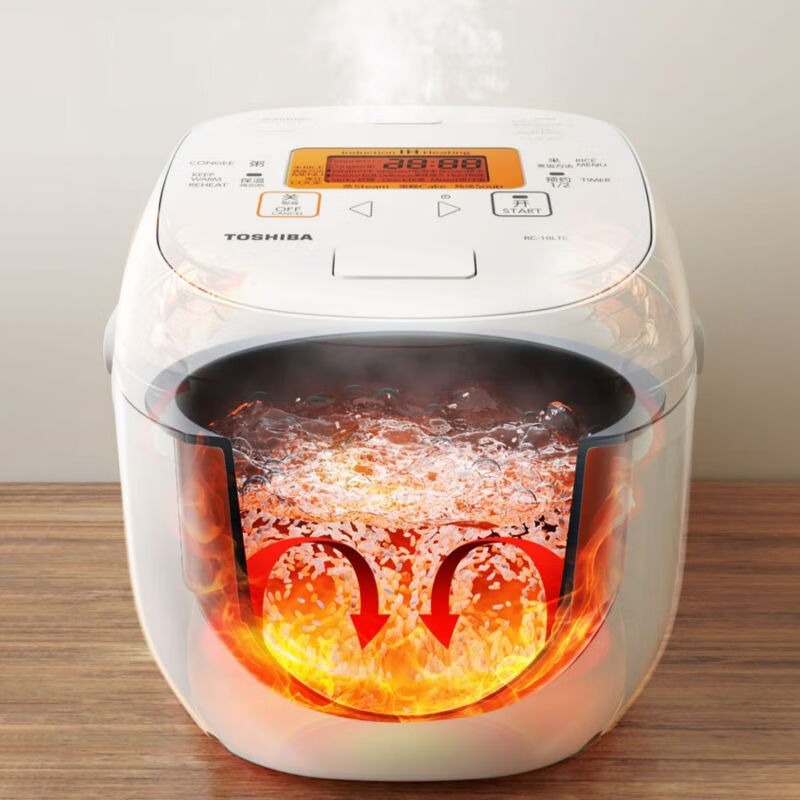 东芝 IH电饭煲 RC-18LTC 白色 5L高清大图